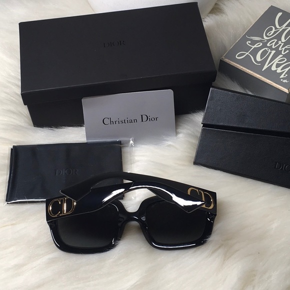 Dior NWT 54mm black sunglasses - Picture 6 of 10